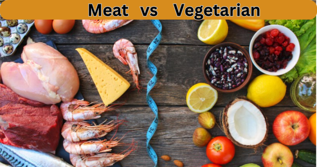 difference between meat and vegetarian diet