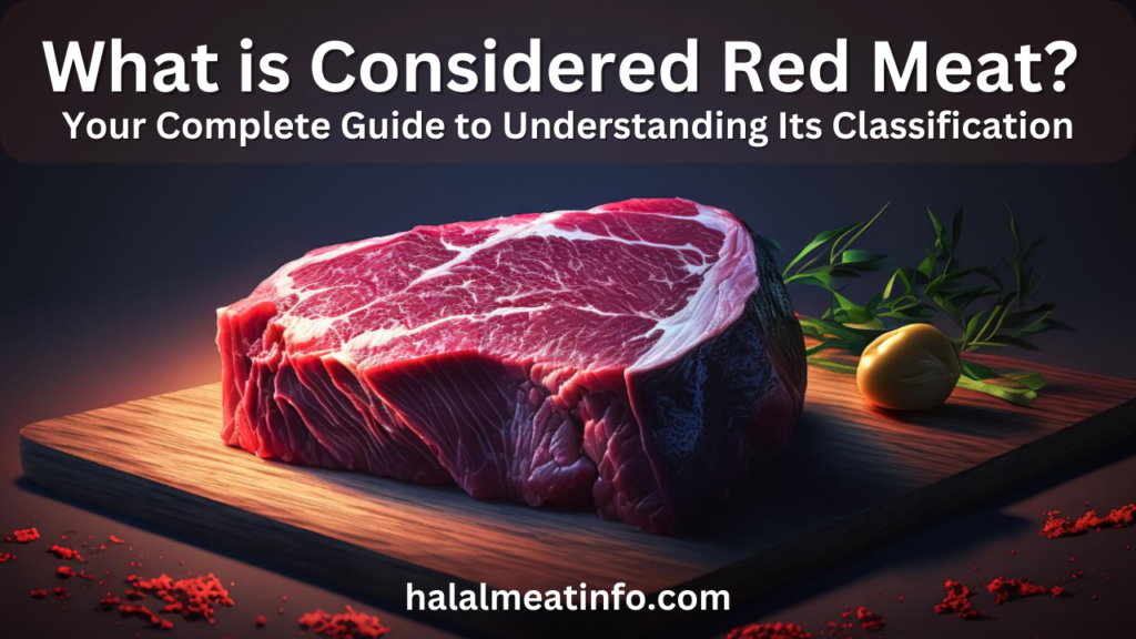 What is Considered Red Meat?