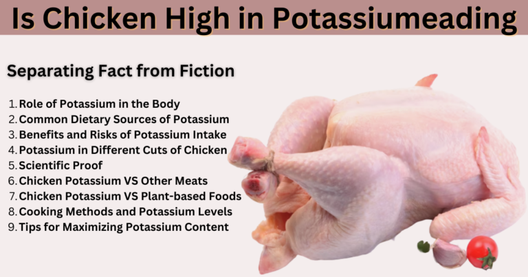 Is Chicken High in Potassium? Separating Fact from Fiction