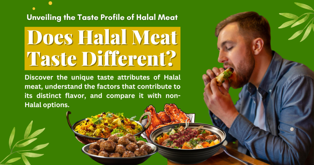 does halal meat taste different