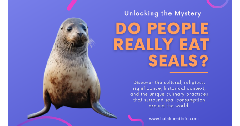 Do People Eat Seals? An Insight into Unconventional Food Habits
