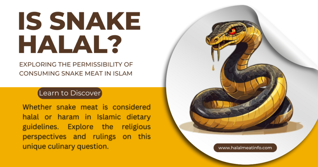 Permissibility of snake meat in Islamic law
